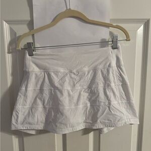 Lululemon Pace Rival Skirt, White